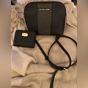 Matching Michael Kors and wallet set.